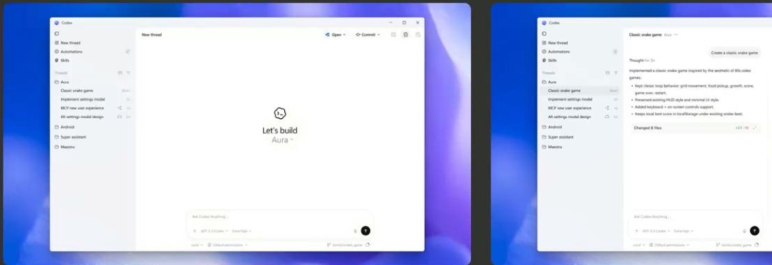 Codex Windows 版在 Microsoft Store 的页面截图