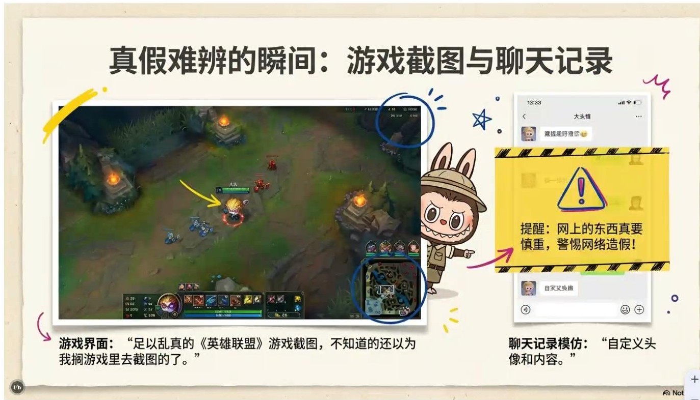 游戏截图与网络造假警示